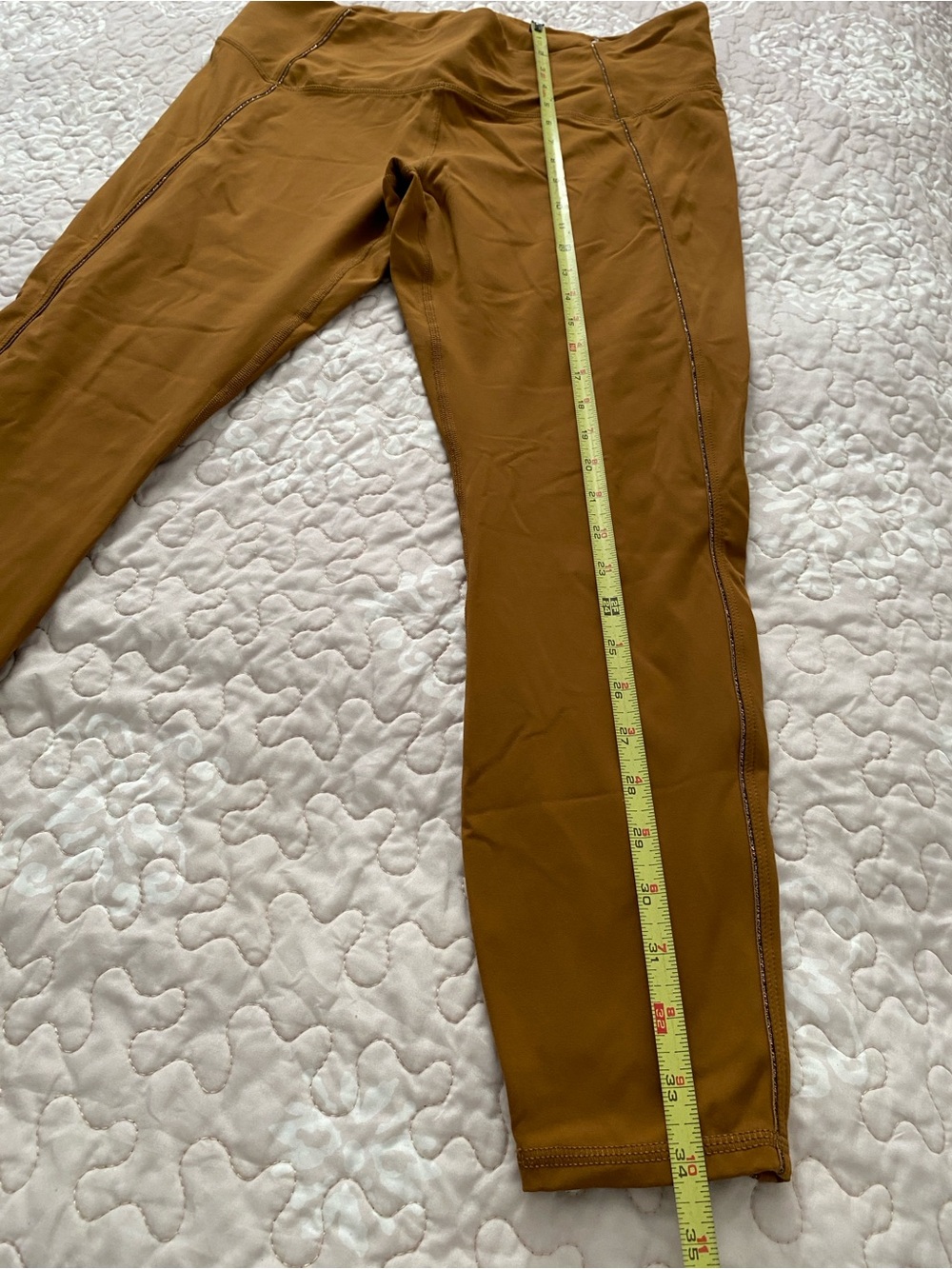 Women's High-Rise Performance Leggings in Chestnut Brown